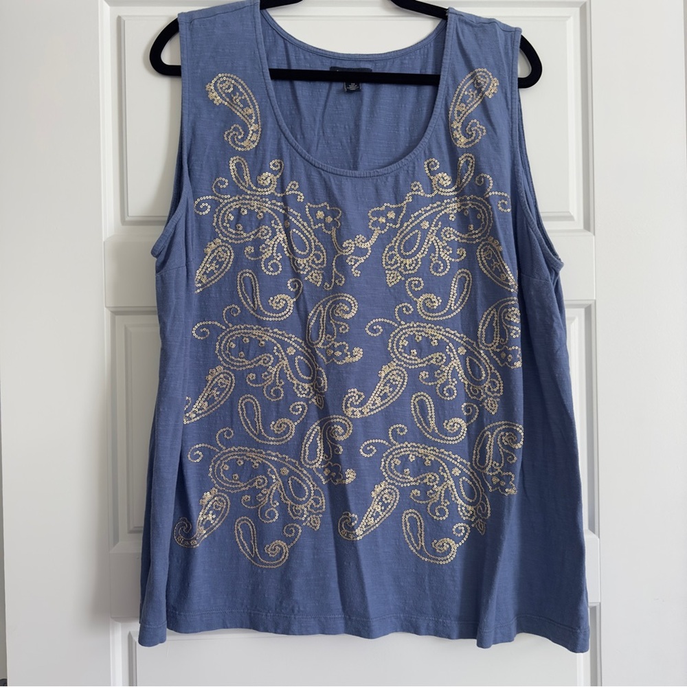 Tommy Hilfiger blue tank top